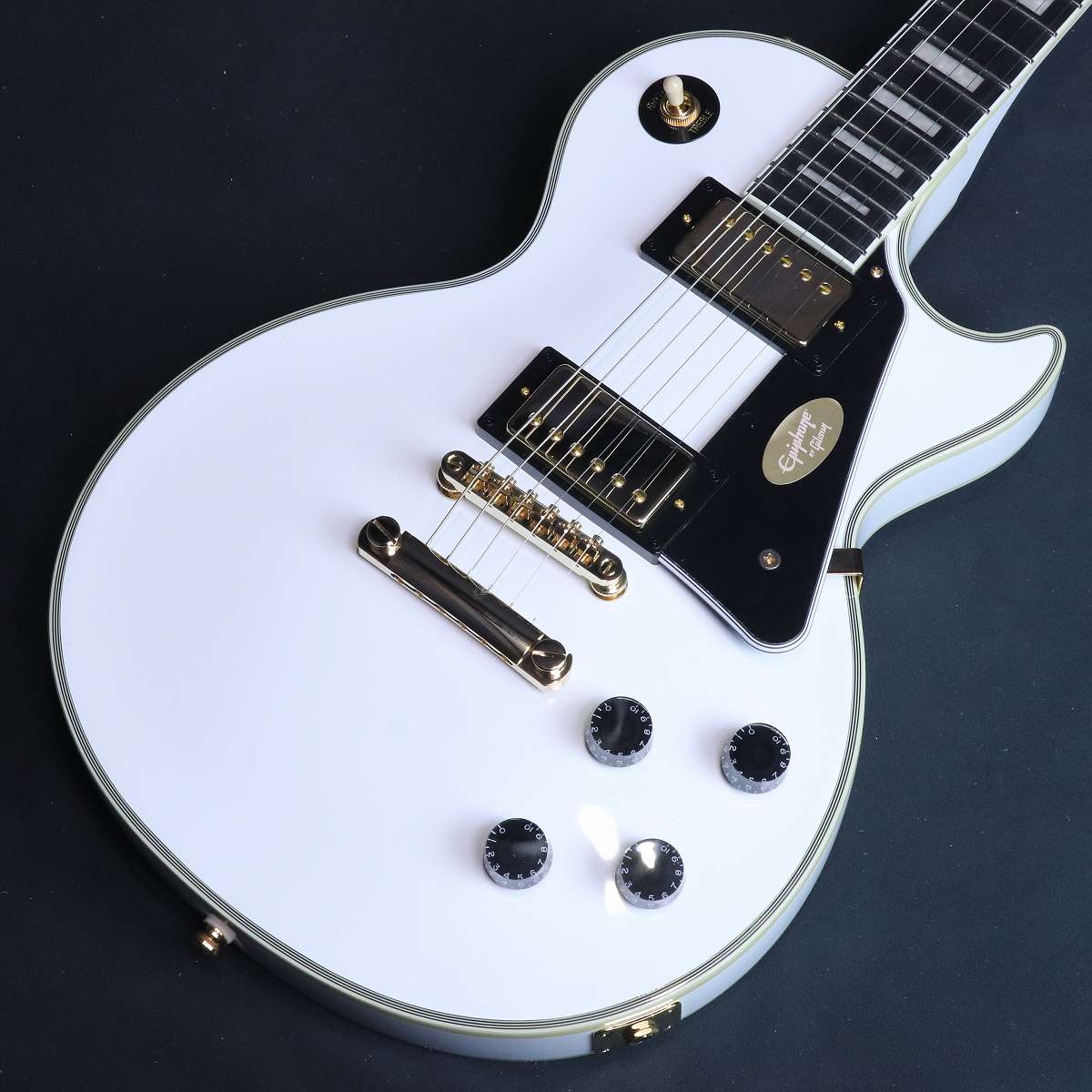 Epiphone / Inspired by Gibson Les Paul Custom Alpine White 【横浜