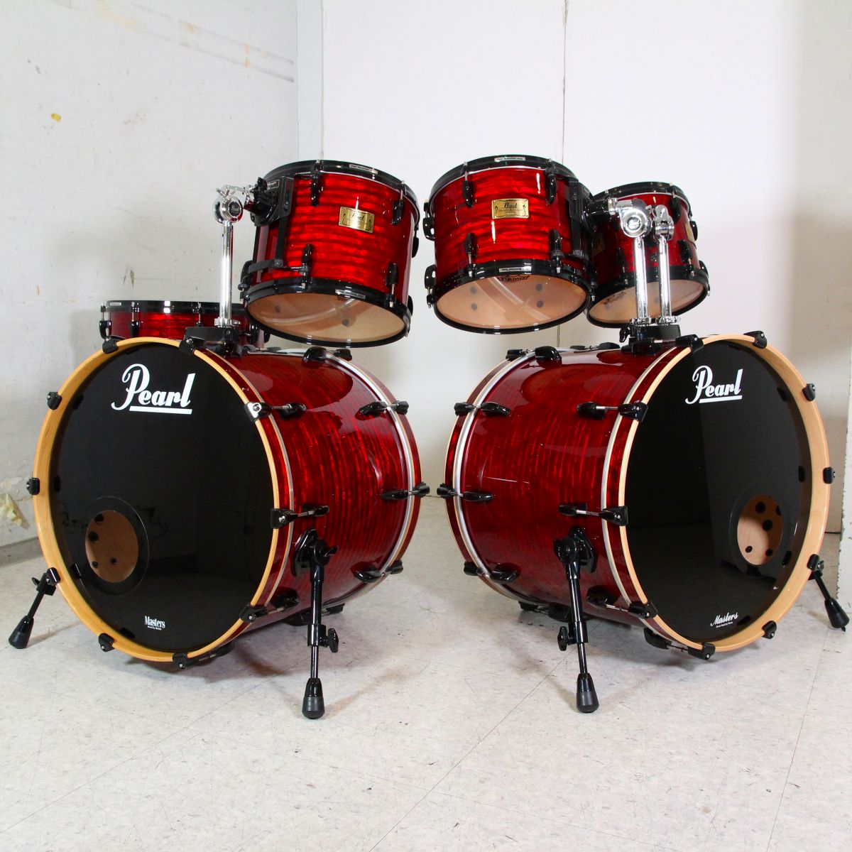 中古】PEARL / Masters RetroSpec MSX & MX 6PCS Drumset Red Onyx 2BD