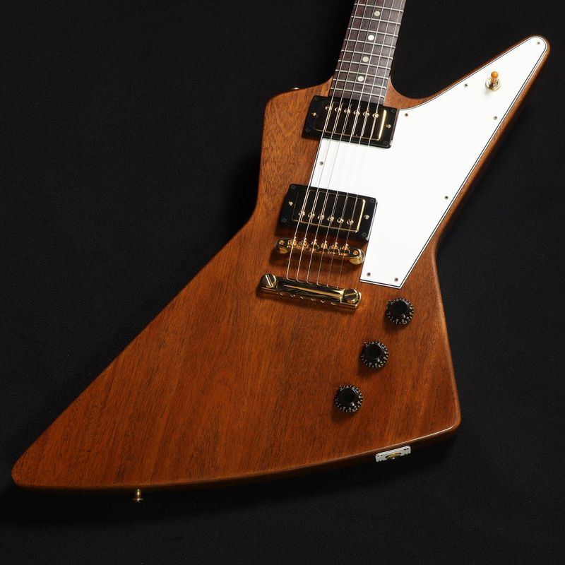 ヴィンテージ　綺麗で繊細な150年前のマイザーパースです。エレガントで貴重 Gibson Custom / 1958 Mahogany Explorer Reissue VOS Antique Natural