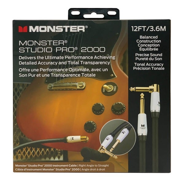 MONSTER CABLE / SP2000-I-12A STUDIO PRO 2000 Instrument Cable 12ft