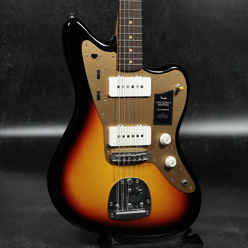 （売却済）Fender フェンダー メキシコ VinteraⅡ 50s ジャズマスター  デザートサンド　傷あり値下げ Fender Mexico / Vintera II Road Worn '50s Jazzmaster Rosewood