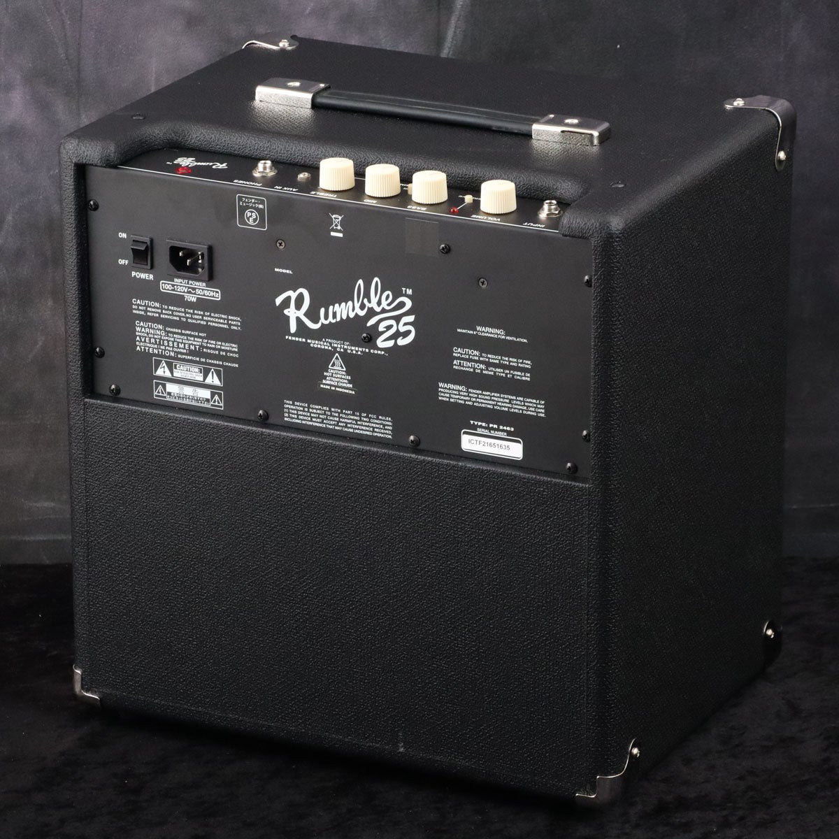 中古】 FENDER USA / RUMBLE 25 V3 【御茶ノ水本店】 | コンボアンプ