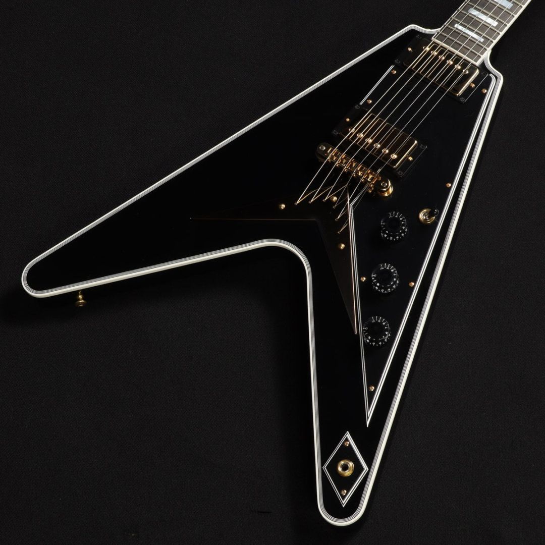 Gibson Custom / Flying V Custom w/Ebony Fingerboard Gloss Ebony