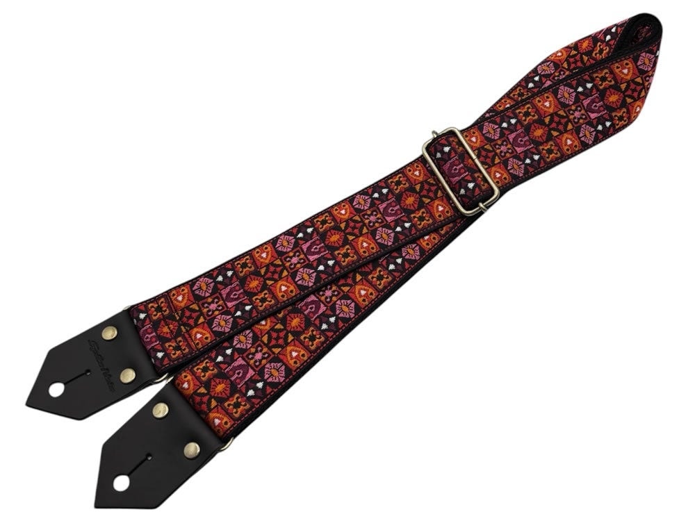 Spice Note / ES-CW50BET BETHEL RED ギターストラップ 【池袋店
