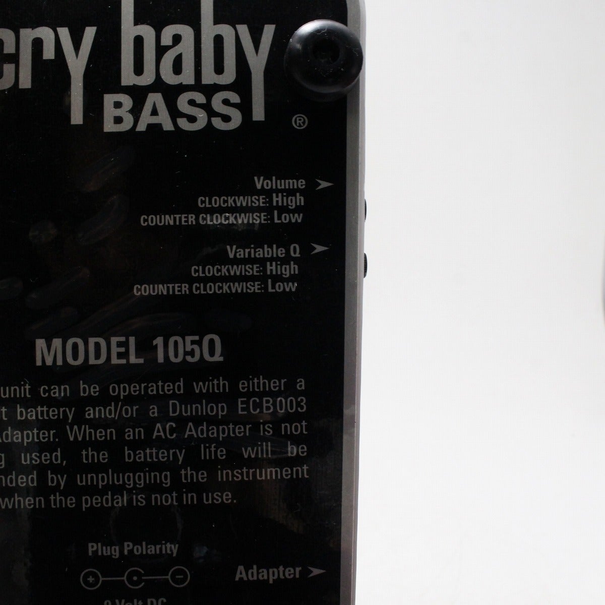 中古】 JIM DUNLOP / 105Q CRYBABY BASS WAH 【御茶ノ水本店