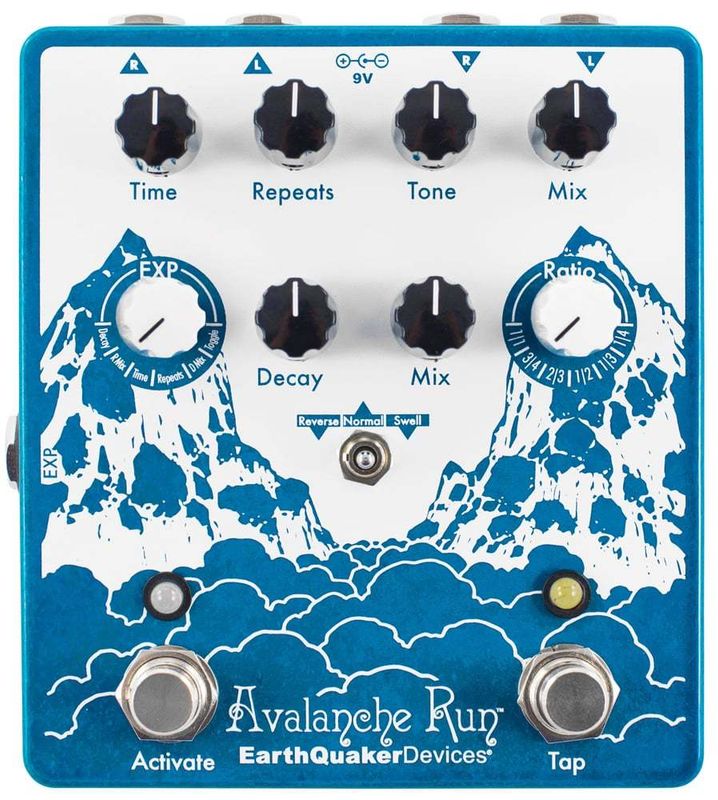 り*藻様 在庫処分ギターディレイEarthQuaker Devices Arpa EarthQuaker Devices / Avalanche Run ステレオディレイ＆リバーブ