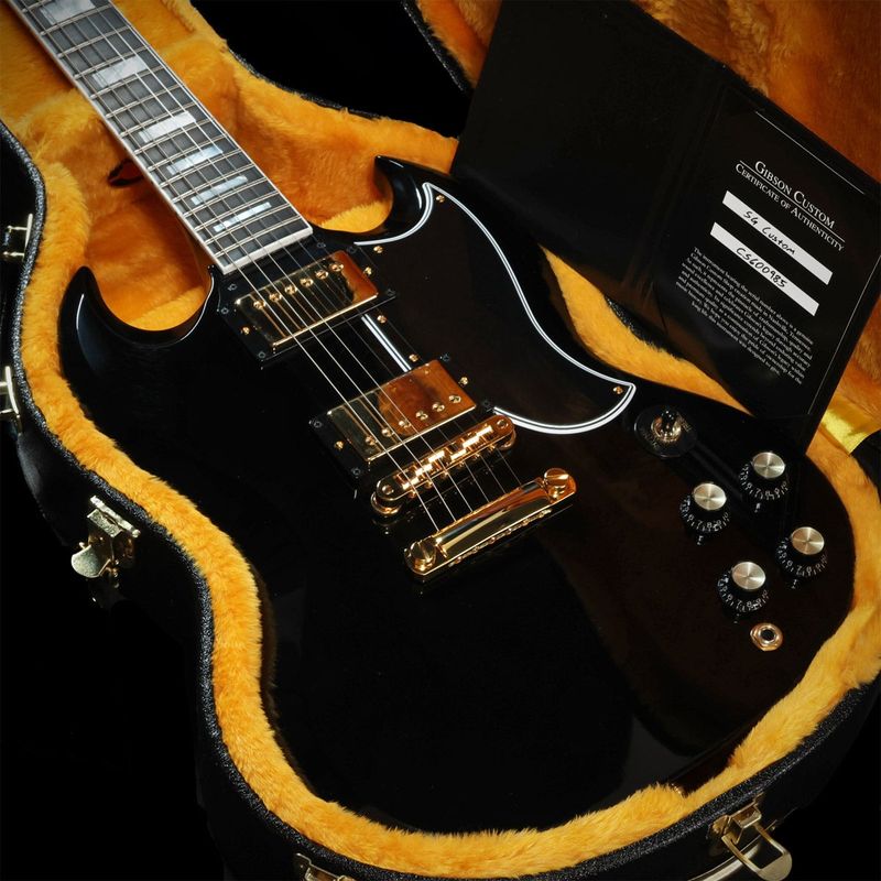 ギター gibson custom shop SG custom ebony Gibson Custom Shop / SG Custom 2-Pickup w/Ebony Fingerboard Gloss