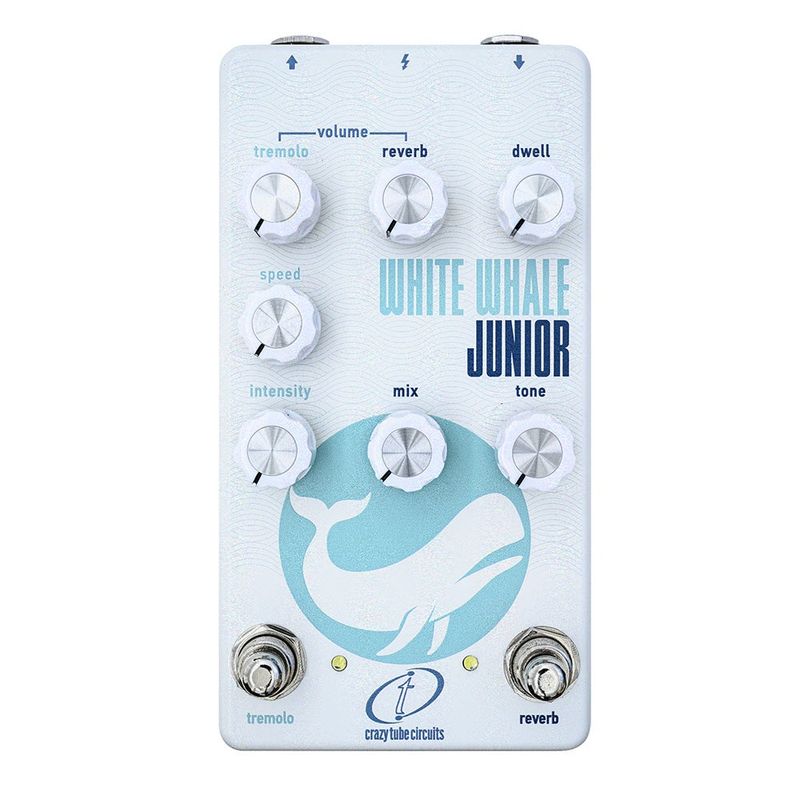 Crazy Tube Circuits White Whaleリバーブ&トレモロ 新製品】[完全アナログのリアル・スプリングリバーブ＆トレモロ] Crazy