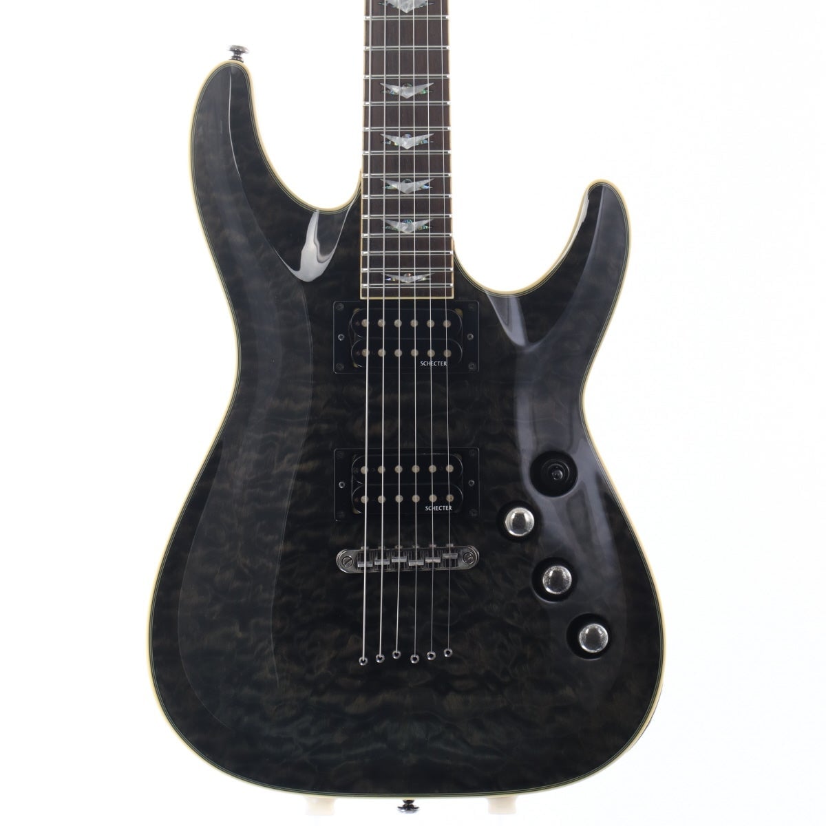 Active EMS パフォーマンスギア　XS　中古品 中古】Schecter / AD-OM-EXT-6 Omen Extreme-6 STBK See-Thru Black