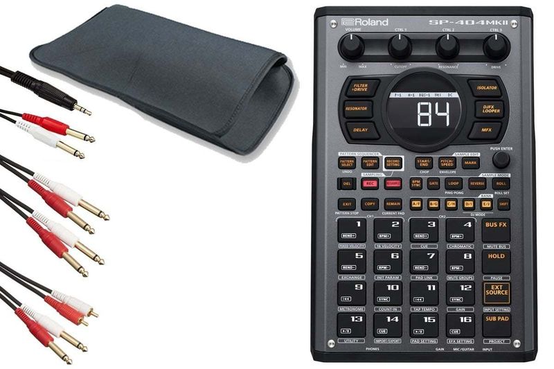 Roland / SP-404MKII ケーブル3種セット(スリーブバッグプレゼント！)【渋谷店】