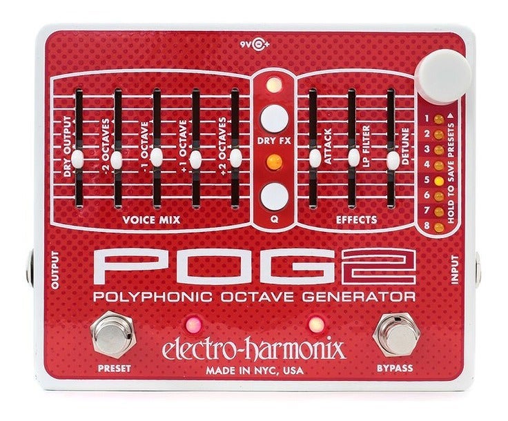 electro-harmonix POG2ポリフォニックオクターブジェネレーター electro-harmonix / POG 2 ポリフォニック オクターブ ジェネレーター