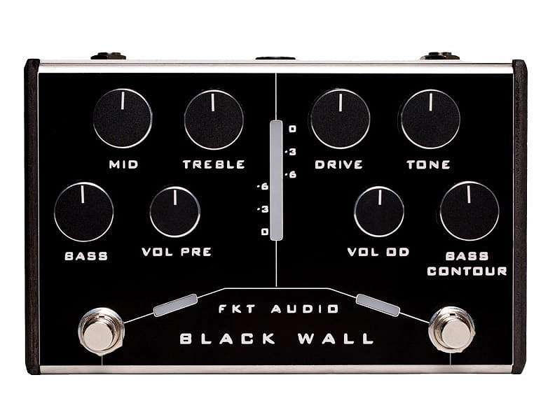 FKT AUDIO / Black Wall Bass Overdrive - Preamp - 3 Band EQ ベース