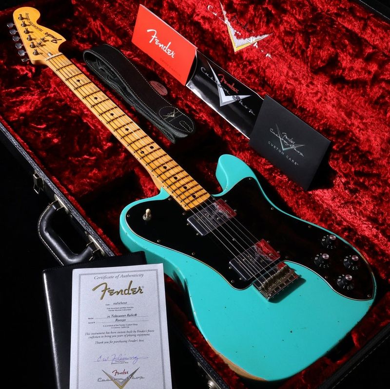 【中古】FENDER CUSTOM SHOP / 1972 Telecaster Deluxe Relic Sea Foam Green 【御茶ノ水本店】【値下げ】