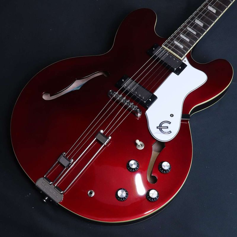 特典付き》Epiphone / Riviera Sparkling Burgundy リヴィエラ 【横浜