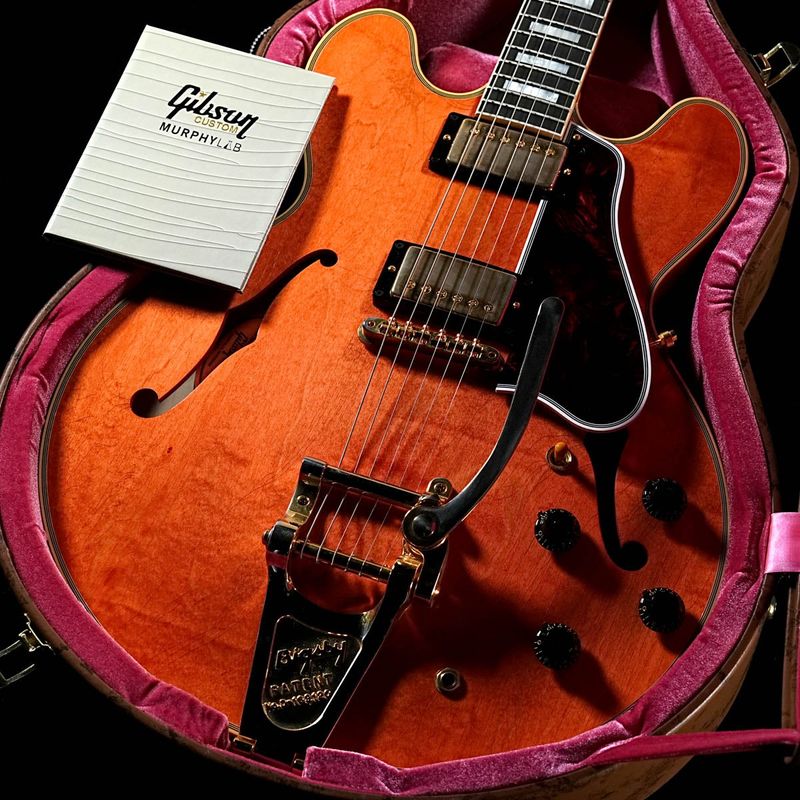 【中古】Gibson Custom Shop / Murphy Lab 1959 ES-355 Reissue Bigsby Watermelon Red Ultra Light Aged 2024 【渋谷店】