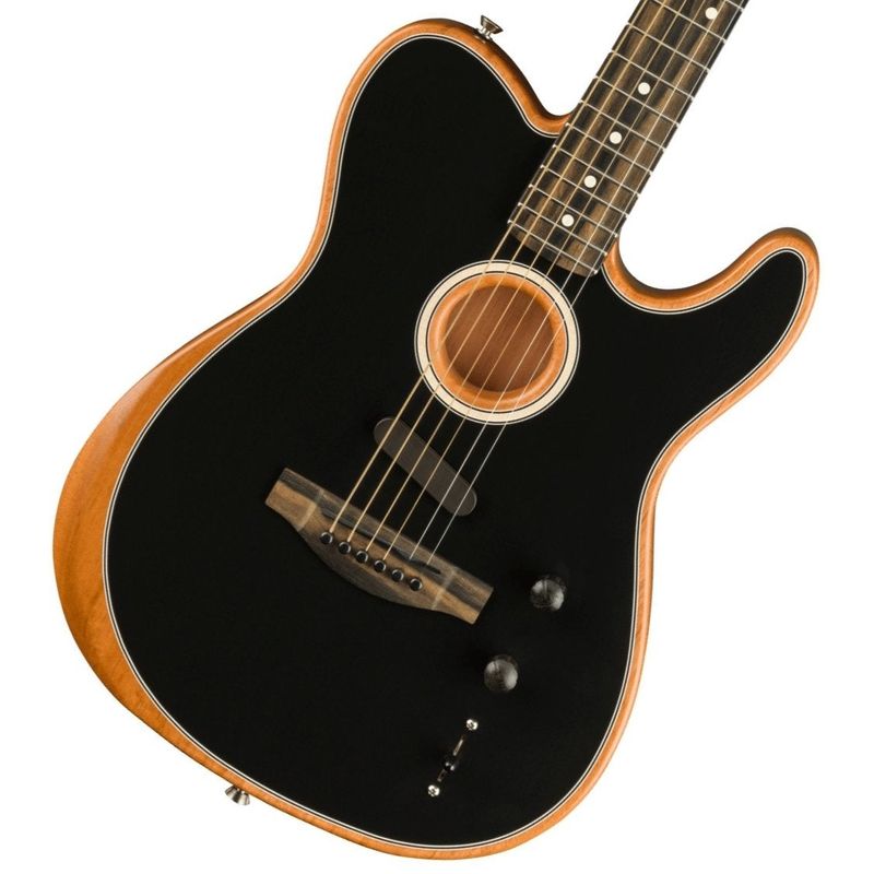 Fender / AMERICAN ACOUSTASONIC TELECASTER Black【NAMM SHOW 2019新製品】 《予約注文/入荷分より順次お届け》