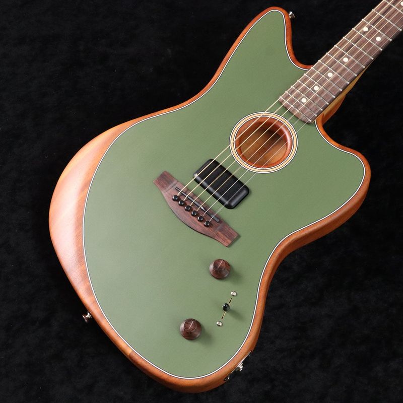 FENDER MEXICO / Acoustasonic Player Jazzmaster Antique Olive 【Harvest_Guitars】 【御茶ノ水本店】