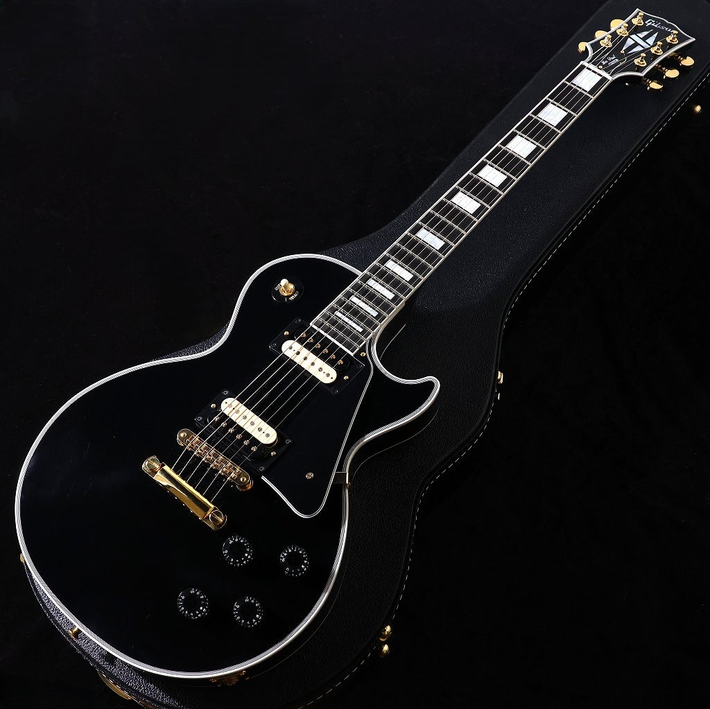 Paul Beuscher レスポールカスタムタイプ ジャパンビンテージ 中古】GIBSON CUSTOM / Les Paul Custom Ebony Exposed Zebra Pickups