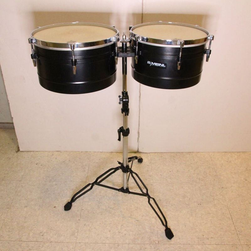 中古】MEINL / Black Finish Timbales 13
