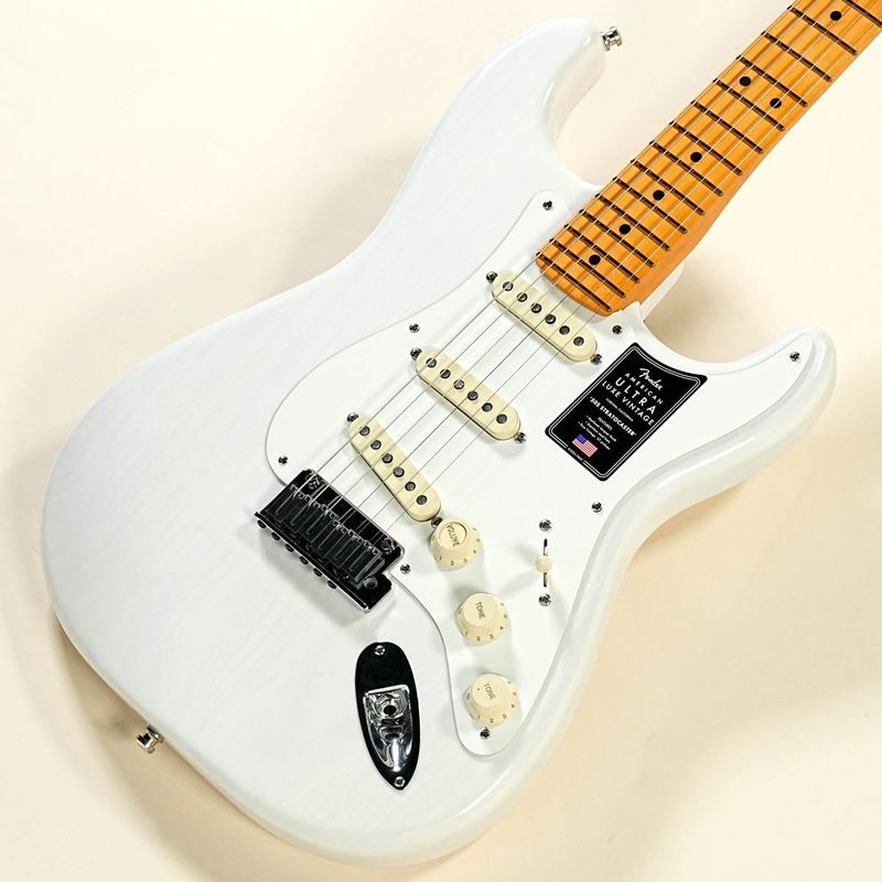 Fender / American Ultra Luxe ‘50s Stratocaster Maple Fingerboard White Blonde【渋谷店】