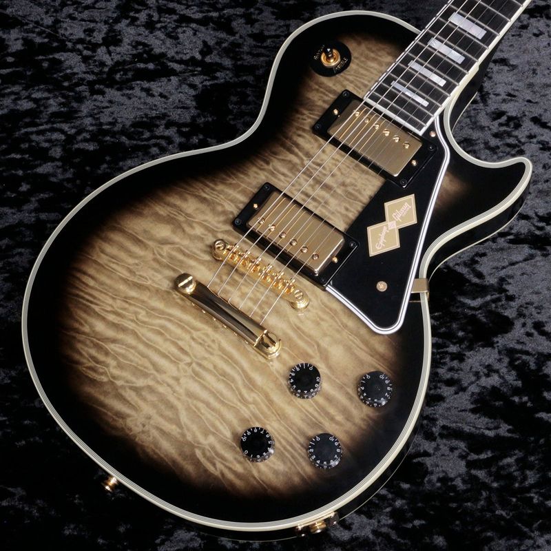 Epiphone / Inspired by Gibson Custom Les Paul Custom Quilt Cobra Burst【アウトレット特価】【新宿店】