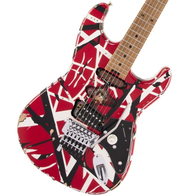 EVH / Striped Series Frankie Red/White/Black Relic 【新宿店】