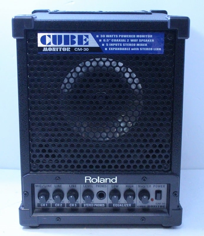 Roland CM-30 スタジオモニター CUBE MONITOR 中古】ROLAND / CM-30 Cube Monitor 【心斎橋店】 | スタジオモニター