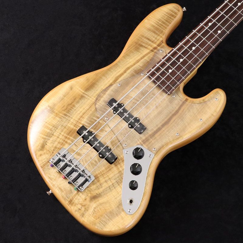 Fender / ISHIBASHI FSR MIJ Hybrid II Jazz Bass V Myrtle Top Alder Back Natural 【4.43kg】 【御茶ノ水本店】
