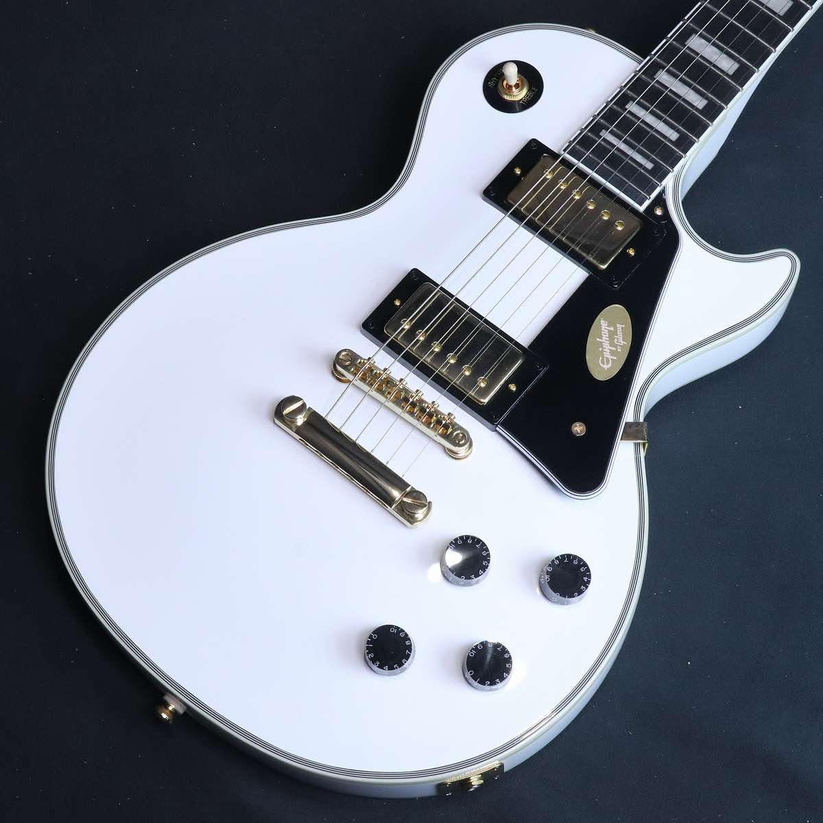 Epiphone / Inspired by Gibson Les Paul Custom Alpine White 【横浜