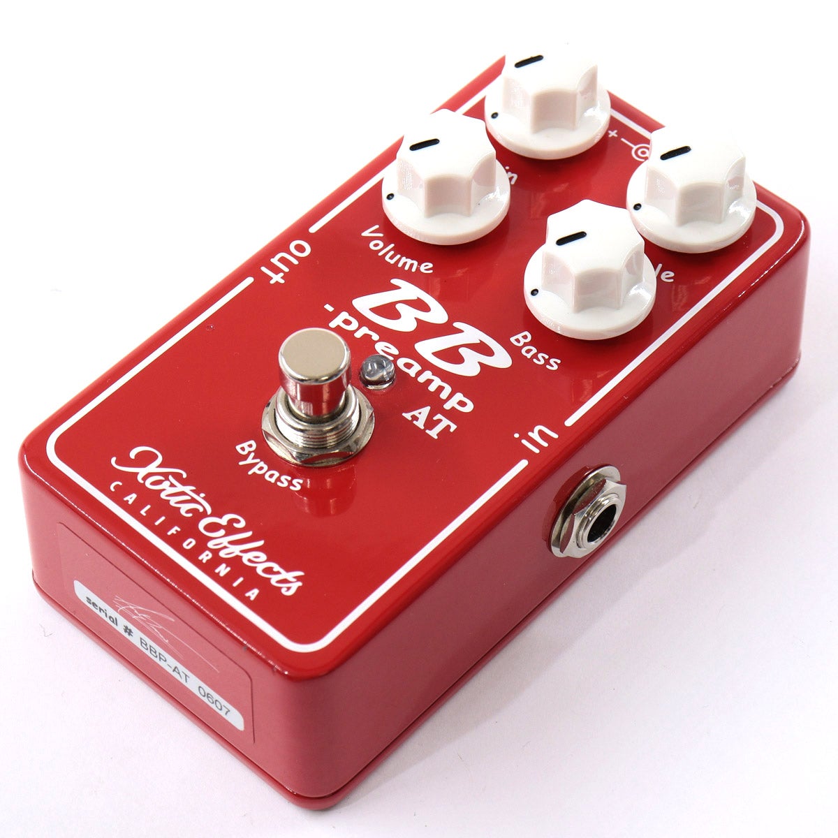 中古】XOTIC / BBP-AT / BB-Preamp 2017 Andy Timmons Edition / 白