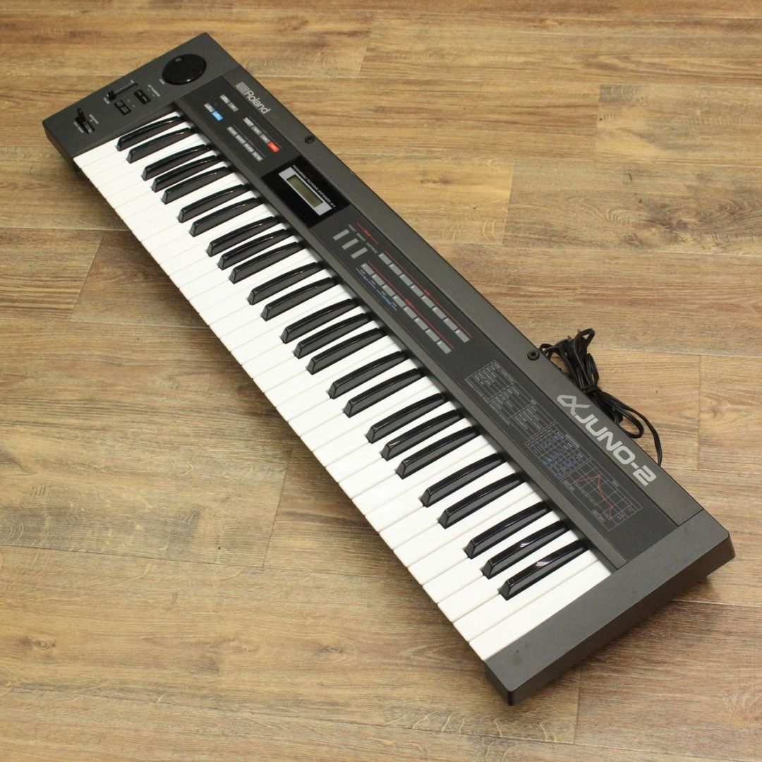 Roland Juno 2ハードケース付動作確認、音出し確認済み、鍵盤部美品 中古】 ROLAND / αJUNO-2 (Alpha JUNO-2) 【キーボードマート新宿