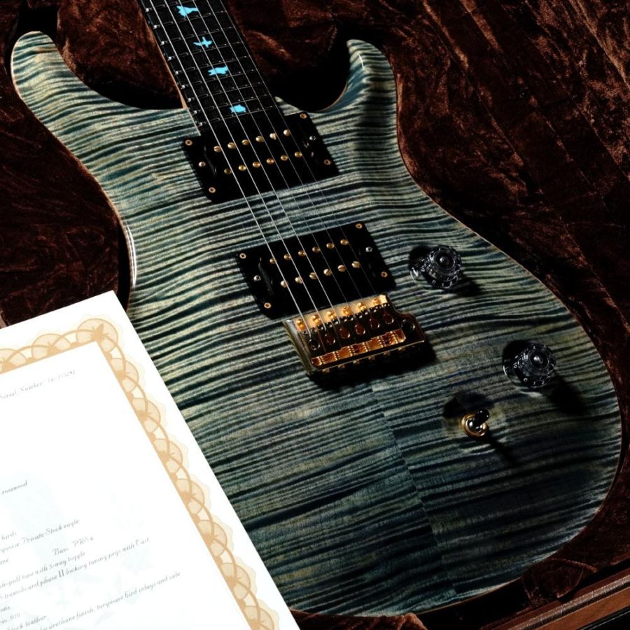 Paul Reed Smith / Private Stock #5339 Custom 24 Korina Faded Indigo