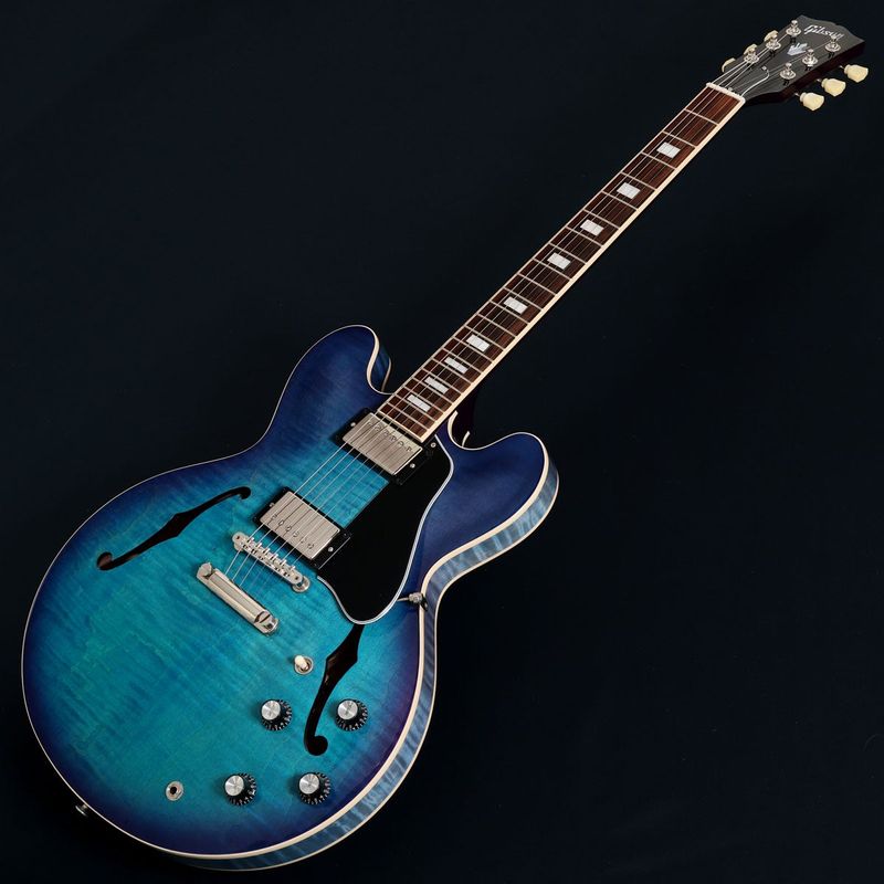 《特典付き》(実物画像) Gibson / ES-335 Figured Blueberry Burst [USエクスクルーシヴモデル]  [3.78kg] ギブソン セミアコ エレキギター ES335 【S/N 213740357】【池袋店】