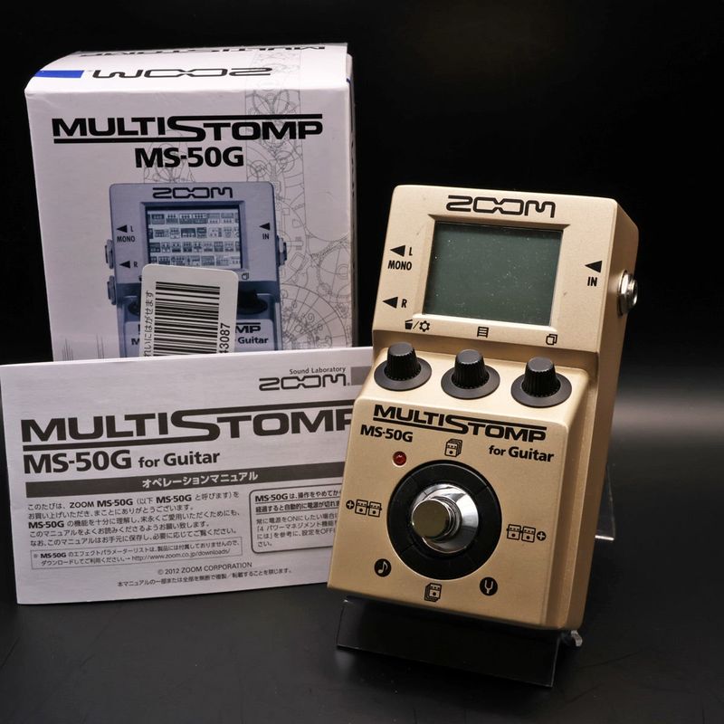 中古】ZOOM / MS-50G-I MultiStomp Guitar Pedal Gold Limited マルチ