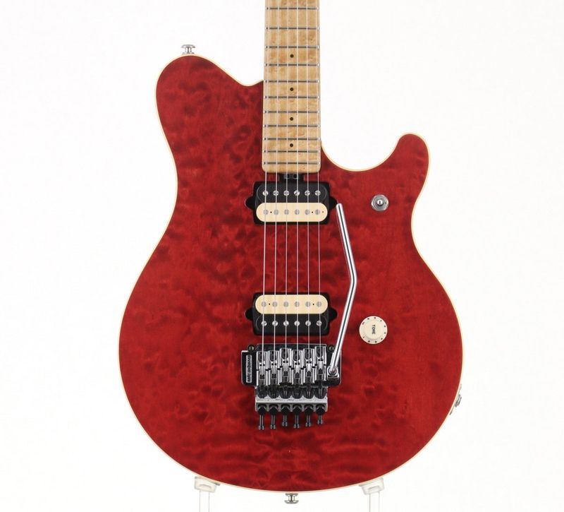 【変更あり】ノーブランド　MUSIC MAN EVH風　ギター 中古】MUSIC MAN / 1992 EVH Signature Red Translucent 【福岡店