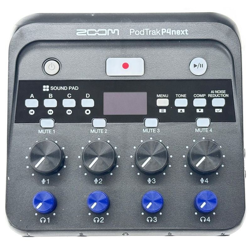 ZOOM ズーム / PodTrak P4next ポッドキャスト用レコーダー《デモ使用