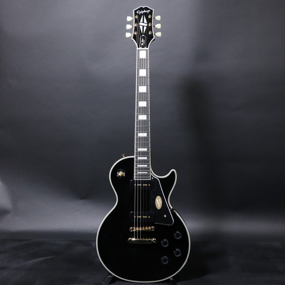 Epiphone / Inspired by Gibson Les Paul Custom P-90 Ebony 【梅田店