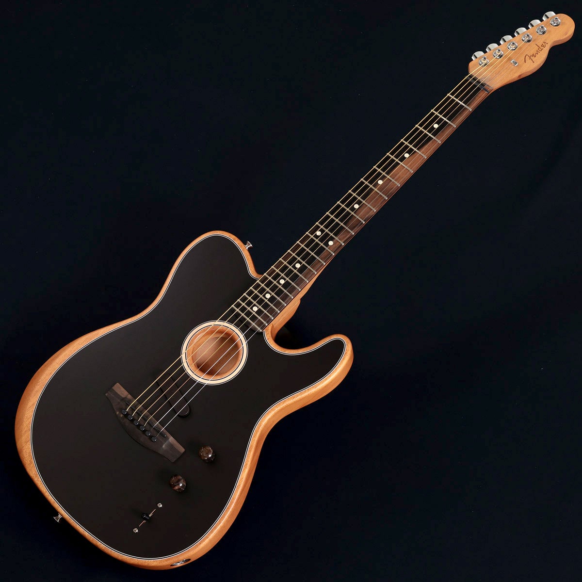 ギター Fender American Acoustasonic Telecaster Fender / American Acoustasonic Telecaster Black [2.19kg