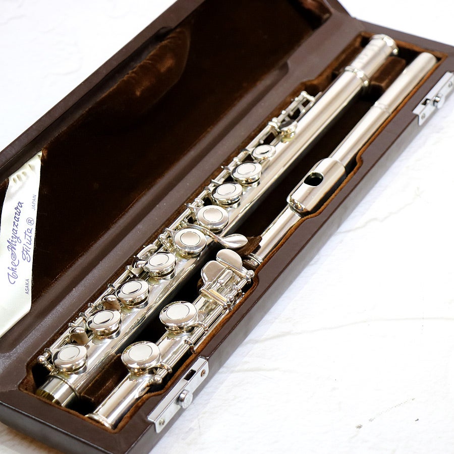 中古】MIYAZAWA / ミヤザワ ATELIER II RE BR 管体銀製フルート 【1年