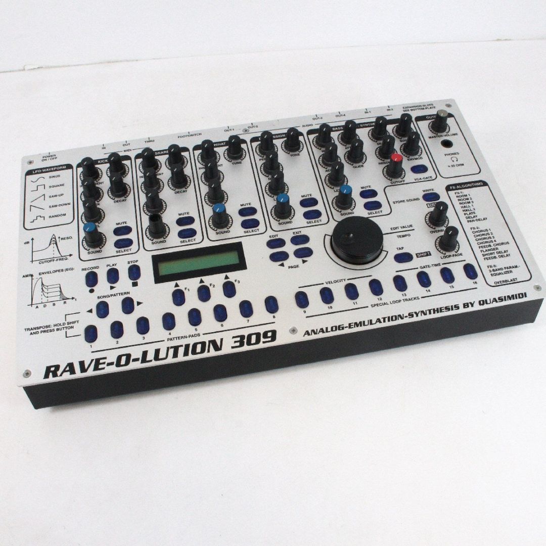 中古】QUASIMIDI / RAVE-O-LUTION309 【渋谷店】 | リズムマシン