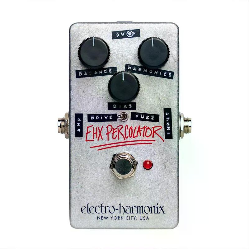 【新製品】［オーバードライブから強烈なファズまで］electro-harmonix / EHX Percolator Harmonic Saturator ファズ エレクトロハーモニクス 【国内正規品】