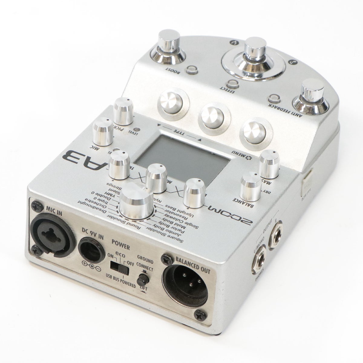 中古】ZOOM / A3 PreAmp & Effects for Acoustic Guitar