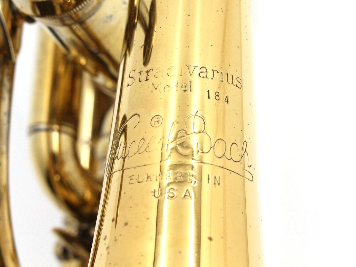 中古】BACH / コルネット 184ML 金メッキ仕上げ 【横浜店