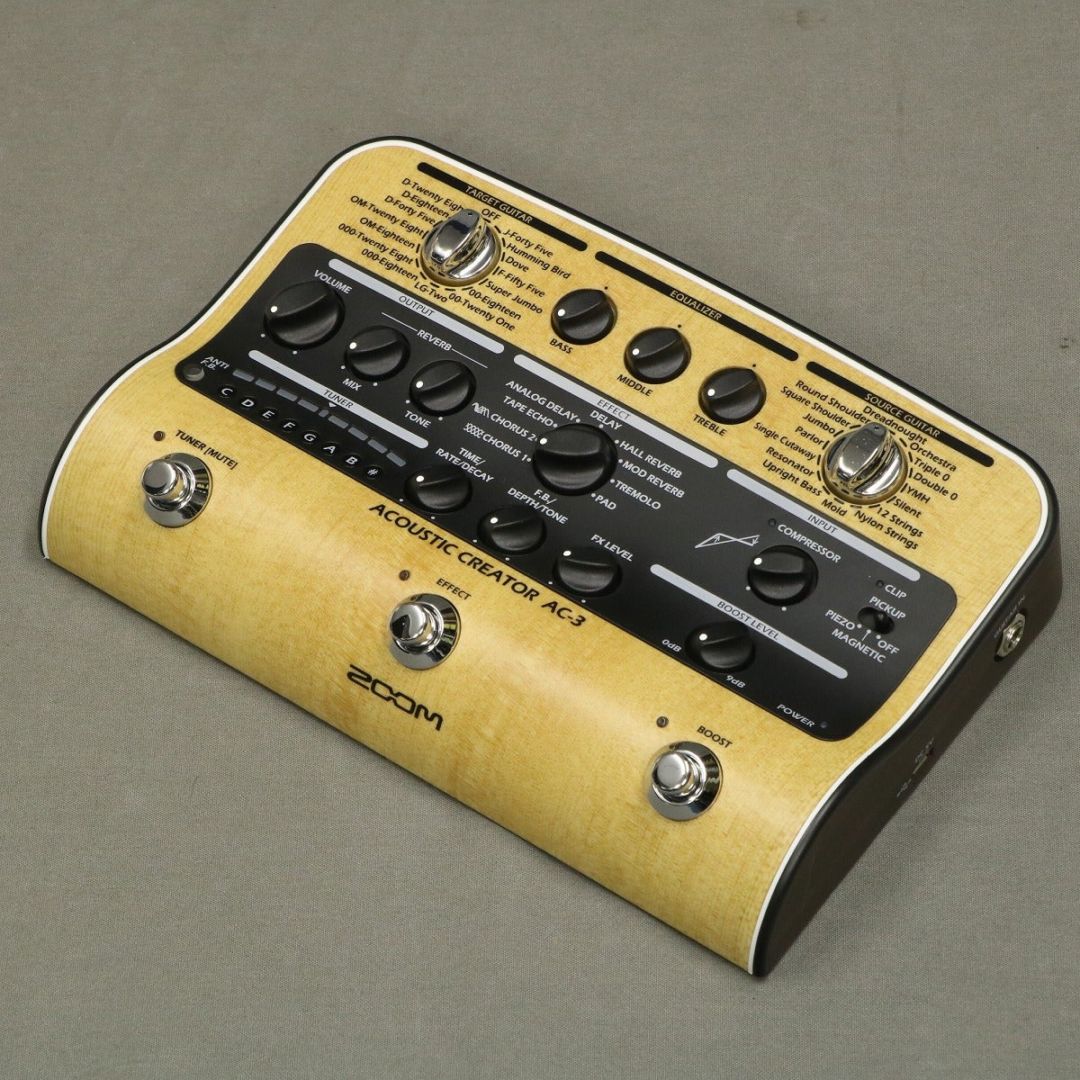 ノジアノンジアミンタイプ ブラウン3本セット 中古】 ZOOM / AC-3 【御茶ノ水本店】 | アコースティック用