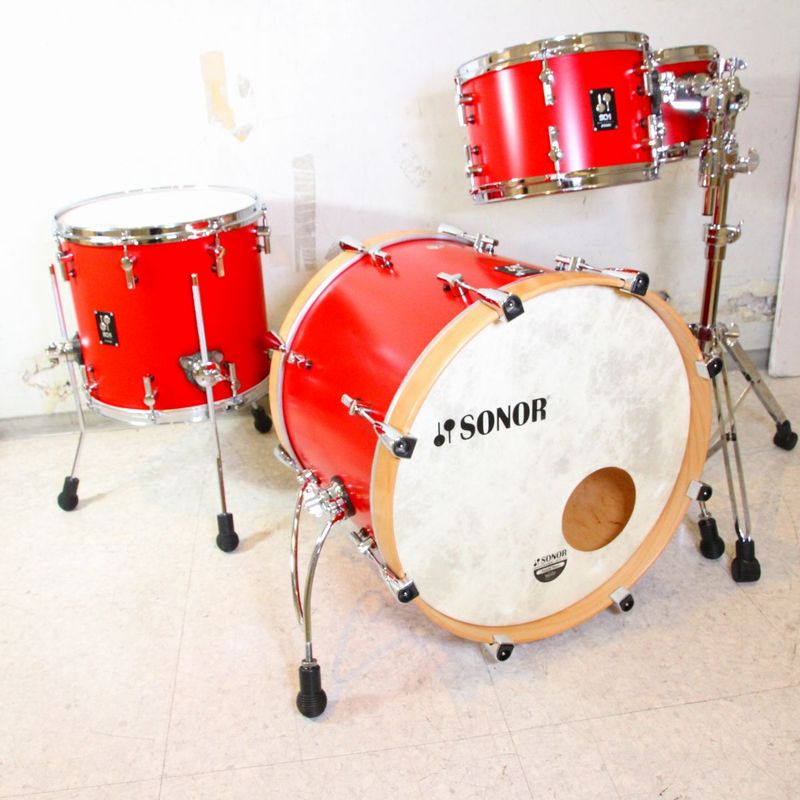 【中古】SONOR / SQ1 20/10/12/14 4pcs Drumkit Hot Rod Red 【池袋店】