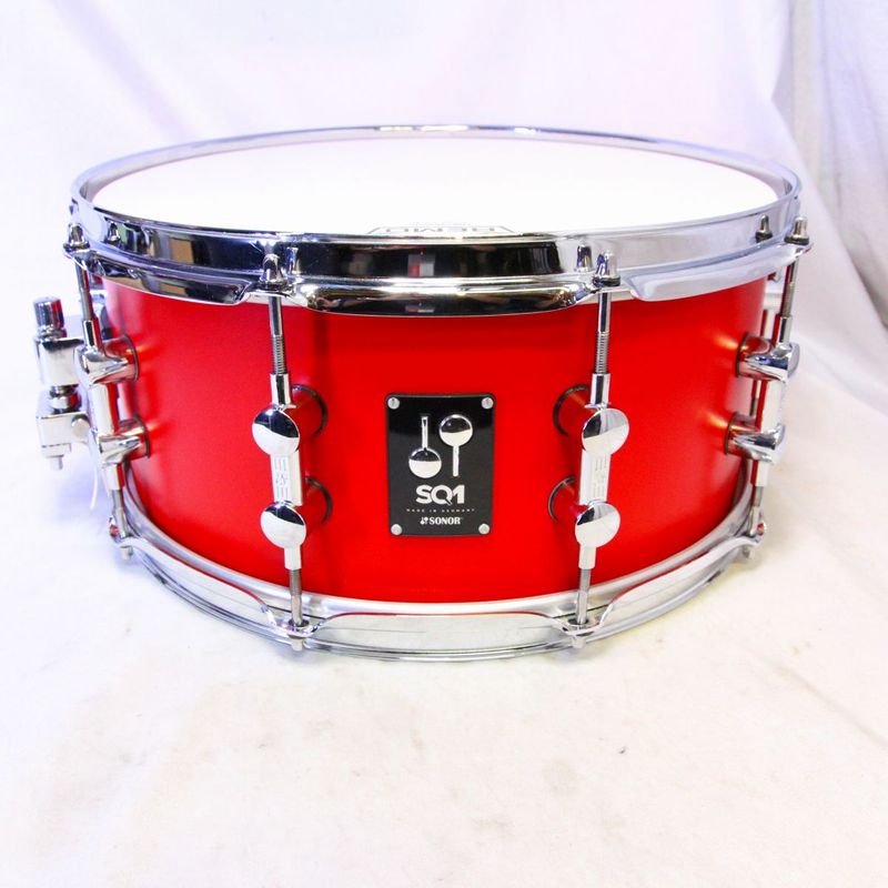 中古】SONOR / SQ1-1465SDW Hot Rod Red 14x6.5 SQ1 Series バーチ