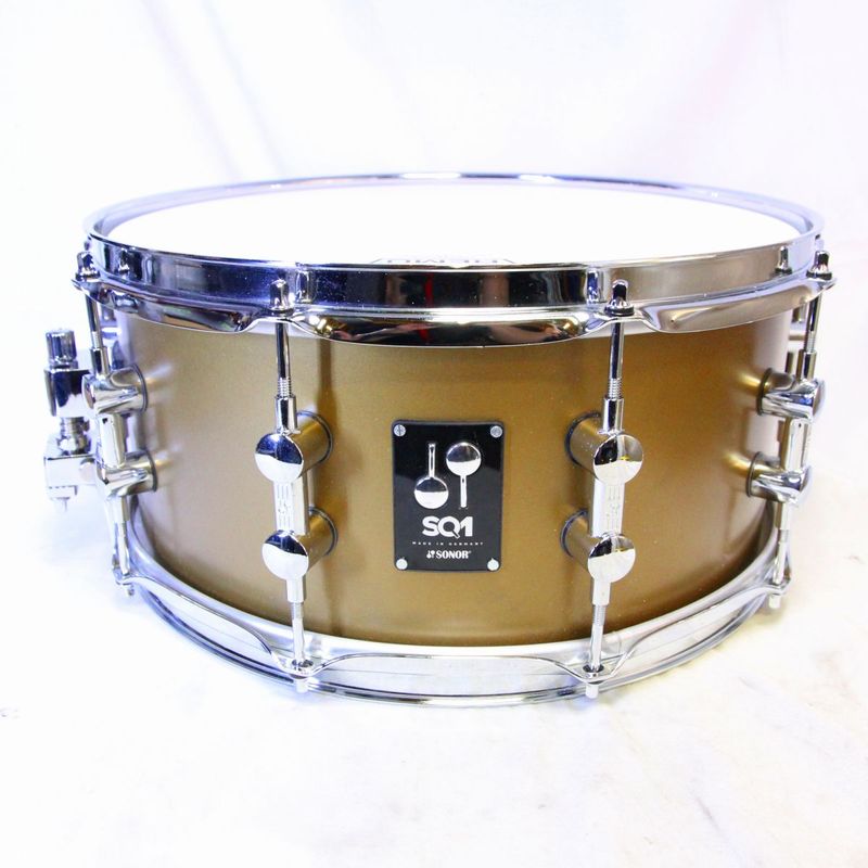 【中古】SONOR / SQ1-1465SDW Satin Gold Metalic 14x6.5 SQ1 Series  バーチ スネアドラム 【池袋店】