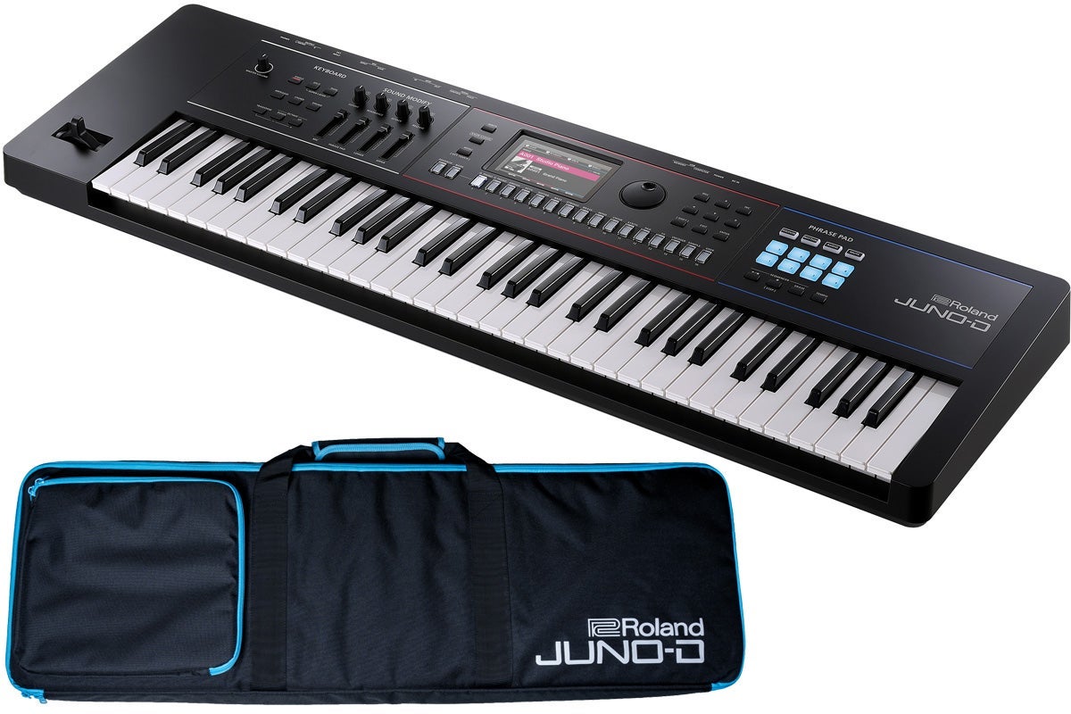Roland JUNO-D 61鍵 シンセサイザーACアダプター ヘッドホン付き Roland / JUNO-D6 ベロシティー対応 61鍵シンセサイザー (JUNO-D