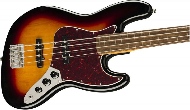 Squier / Classic Vibe 60s Jazz Bass Fretless Laurel Fingerboard 3-Color Sunburst スクワイヤー エレキベース