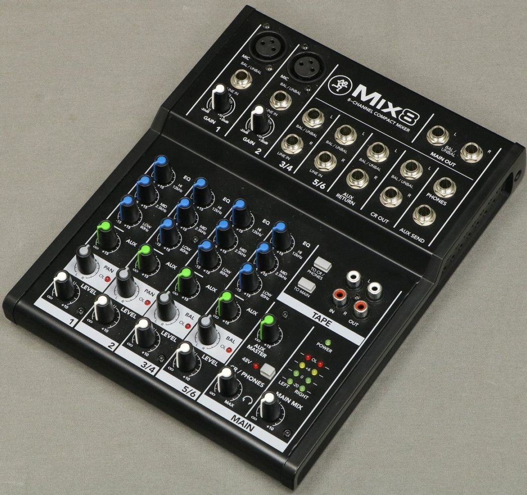 中古】 MACKIE / MIX8 【御茶ノ水本店】 | アナログミキサー